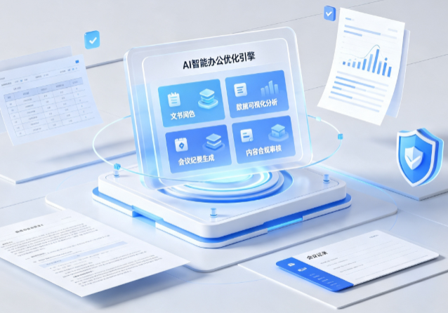 康马县AI重构现代办公体系 智能优化引擎助力企业轻量化高效运营